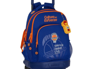 VALENCIA C.F.: MOCHILA BASKET COMPACT GRANDE C/RUEDAS EXTRAIBLE 45 cm