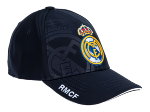 REAL MADRID: GORRA OFICIAL MARINO-BLANCO. JUNIOR