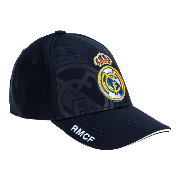 REAL MADRID: GORRA OFICIAL MARINO-BLANCO. JUNIOR