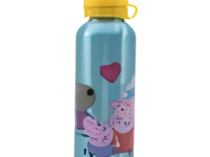 PEPPA PIG: BOTELLA ALUMINIO TAPÓN AMARILLO 530 ML