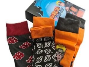 CAJA DE CALCETINES ADULTO NARUTO 3 PARES