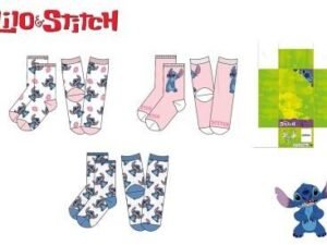CAJA DE CALCETINES ADULTO STITCH 3 PARES