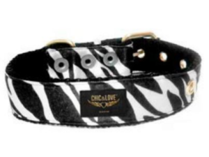 COLLAR DE PERRO CHIC & LOVE NEOPRENO “LOVE ZEBRA”