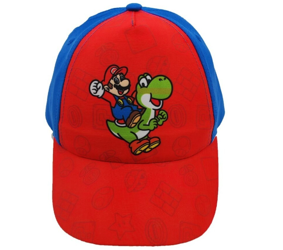 MARIO BROSS: GORRA NIÑO SUPER MARIO BROSS CON DINO