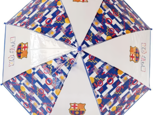 PARAGUAS INFANTIL TRANSPARENTE MANUAL DEL FC BARCELONA