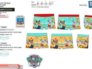 BOXER DE BAÑO LA PATRULLA CANINA TALLA 3-6