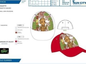 GORRA GUARDIANES DE LA GALAXIA. TALLA 52-54