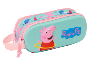 PEPPA PIG: PORTATODO DOBLE 3D