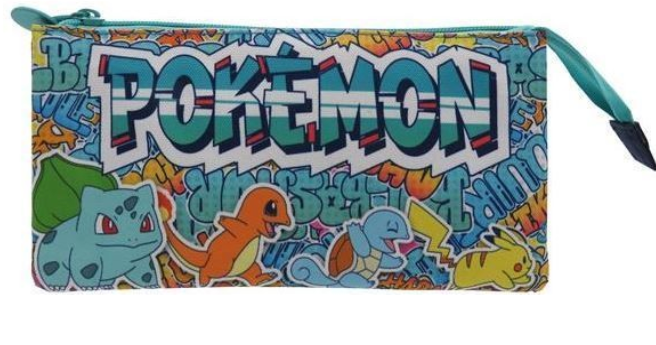 POKÉMON: PORTATODO TRIPLE URBAN COLORS - Imagen 3