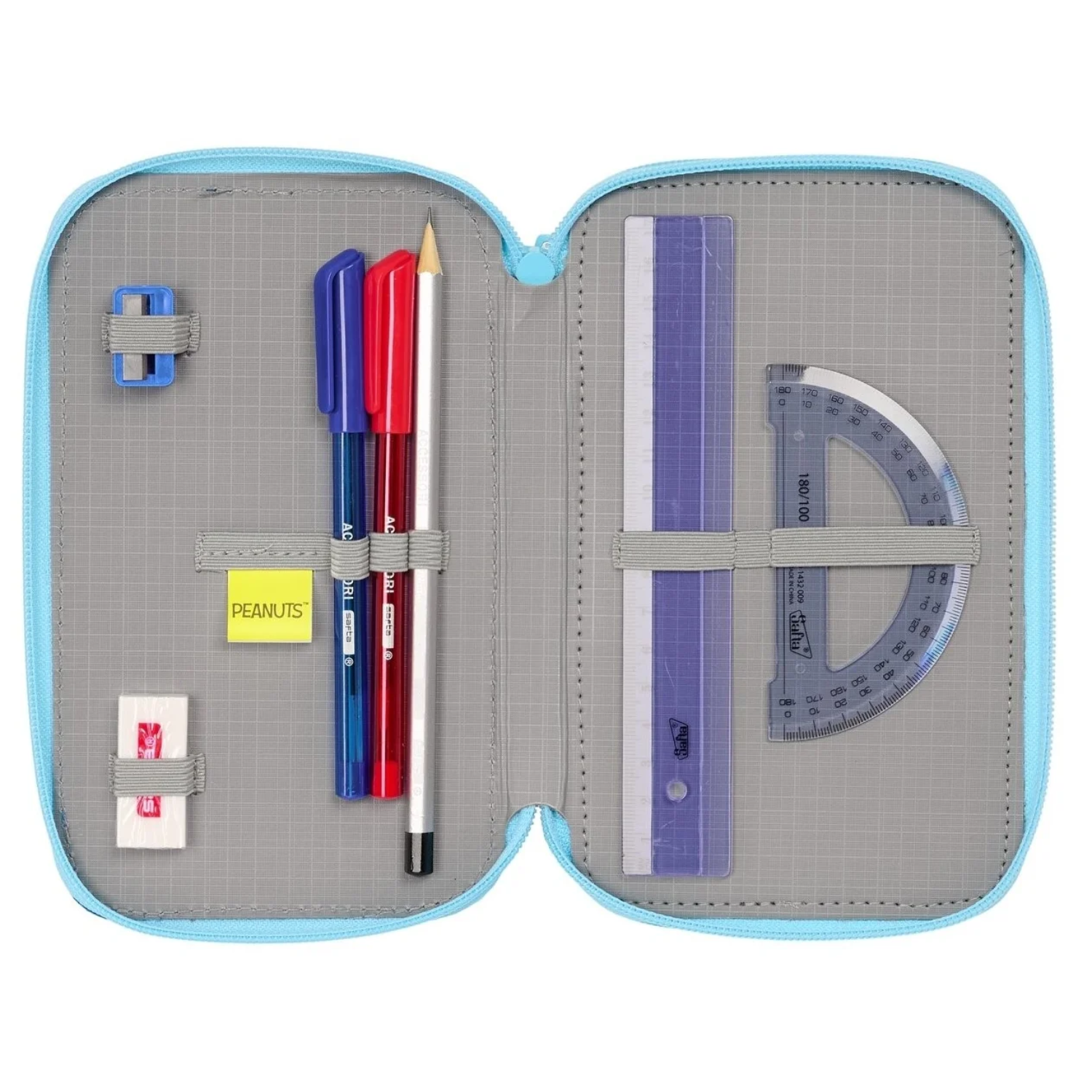 SAN VALENTÍN: PLUMIER TRIPLE 37 PIEZAS “SNOOPY“ LOVE - Imagen 2