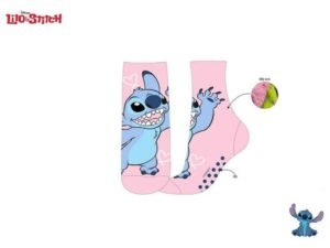 CALCETIN ANTIDESLIZANTE CORTO DE NIÑO STITCH