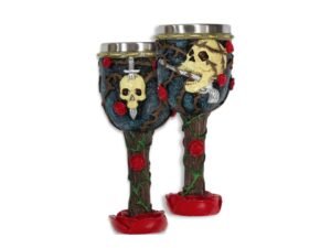 COPA DECORACION ROSE & SKULL.  COD: 39404
