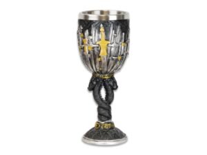 COPA DECORACION ESPADAS RESINA.  COD: 39093