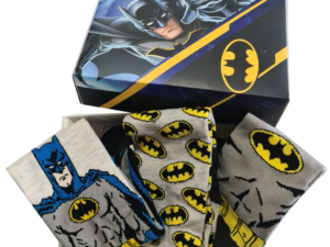 CAJA DE CALCETINES ADULTO BATMAN 3 PARES
