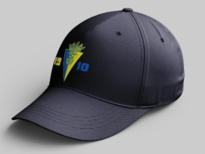 GORRA OFICIAL CADIZ 1910 BLACK. ADULTO