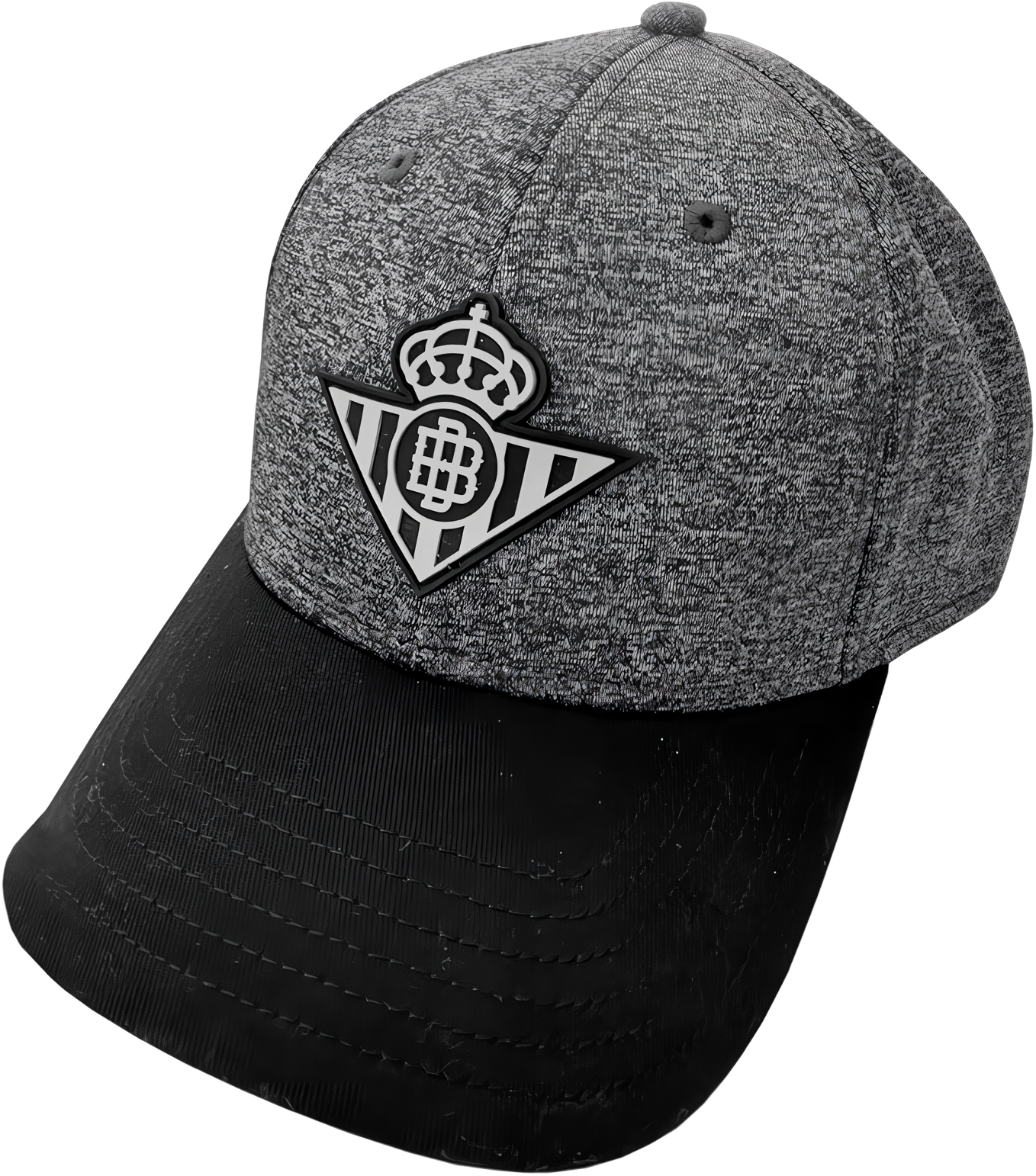 GORRA PREMIUM ESCUDO GRIS DE REAL BETIS B.P. ADULTO.