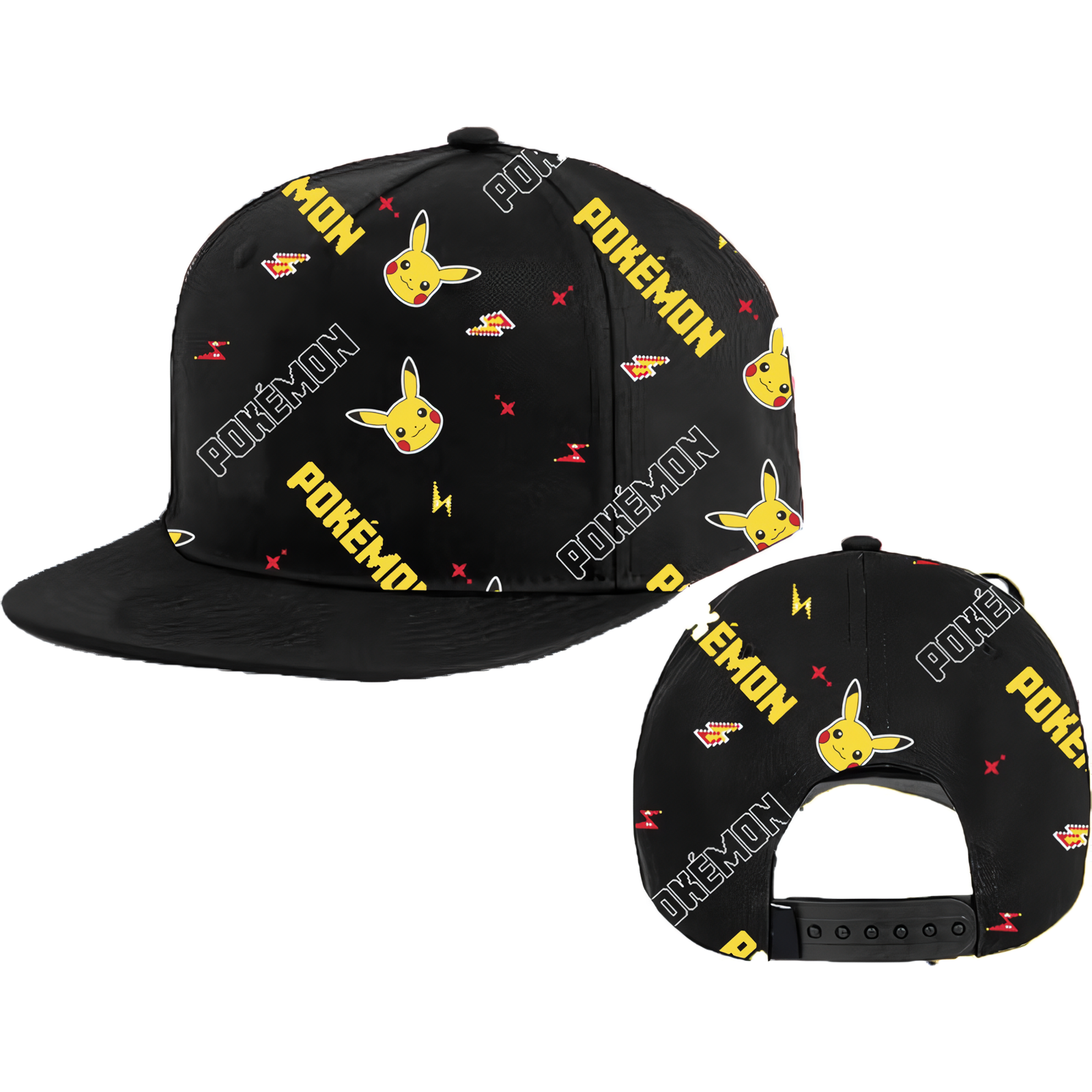 POKÉMON: GORRA PIKACHU NEGRA ADULTO