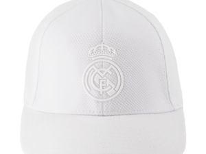 GORRA OFICIAL WHITE LOGO DEL REAL MADRID ADULTO