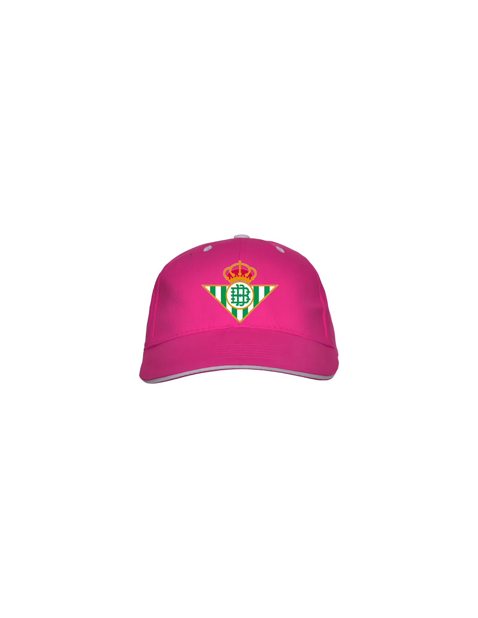 GORRA ESCUDO ROSA DE REAL BETIS B.P. JUNIOR & ADULTO.