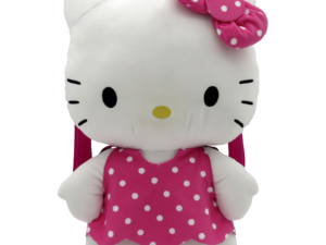MOCHILA PELUCHE 3D ROSA DE HELLO KITTY 35 cm