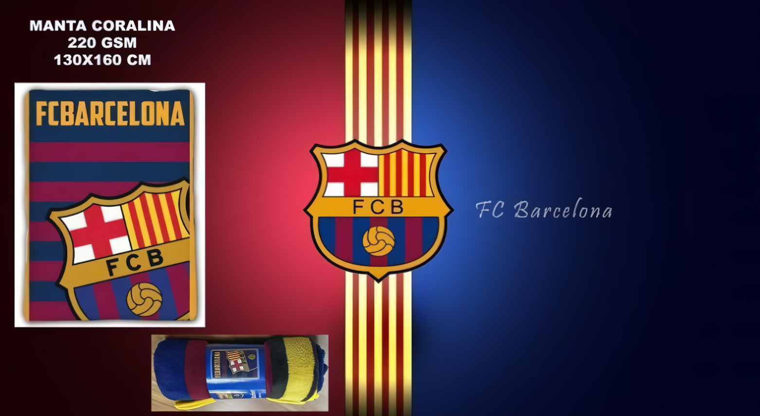 MANTA CORALINA DEL BARCELONA