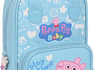 PEPPA PIG: MOCHILA INFANTIL BABY CON ASAS 28 cm