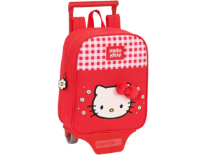 MOCHILA COMPACTA EXTRAIBLE SPRING C/ RUEDAS DE HELLO KITTY 45cm