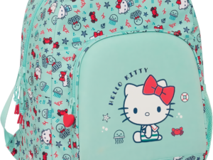 MOCHILA COMPACTA EXTRAIBLE SEA LOVERSC/ RUEDAS DE HELLO KITTY 45cm