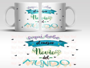 SAN VALENTÍN: TAZA CERÁMICA “NOVIO” CON CAJA DE REGALO