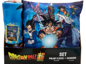 MANTA POLAR + COJÍN DRAGÓN BALL 100*140 cm  (Manta) y 35*35 cm (Cojín)