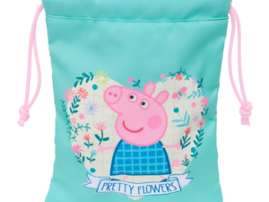 PEPPA PIG: SACO PLANO PRETTY FLOWERS 34 cm