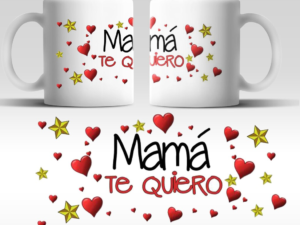 SAN VALENTÍN: TAZA CERÁMICA “MAMA TE QUIERO” CON CAJA DE REGALO