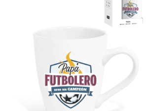 TAZA PADRE C/CAJA REGALO PAPA FUTBOLERO