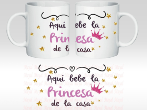 SAN VALENTÍN: TAZA CERÁMICA “PRINCESA” CON CAJA DE REGALO