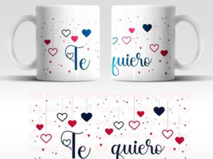 SAN VALENTÍN: TAZA CERÁMICA “TE QUIERO” CON CAJA DE REGALO