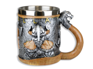 TAZA DECORACIĆN VALHALLA RESINA 12 CM. COD: 39364