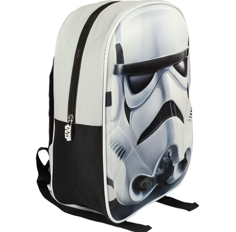 CONJUNTO (MOCHILA 3D DE THE WARS 33 cm + PLUMIER 29 PIEZAS + BOTELLA DE ACERO INOX DE STAR WARS 780 ml + BRAGA DE STAR WARS + REGALO SORPRESA) - Imagen 4