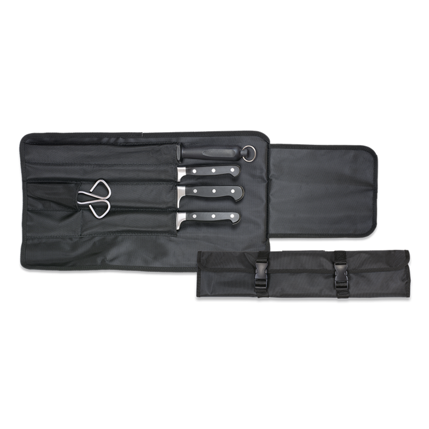 MANTA PARA 4 CUCHILLOS PROFESIONALES ALBAINOX COLOR NEGRO. COD: 34971