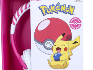 AURICULARES PICKACHU INFANTIL ROSA