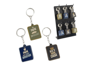 LLAVERO CUADRADO PAPA IMPARABLE