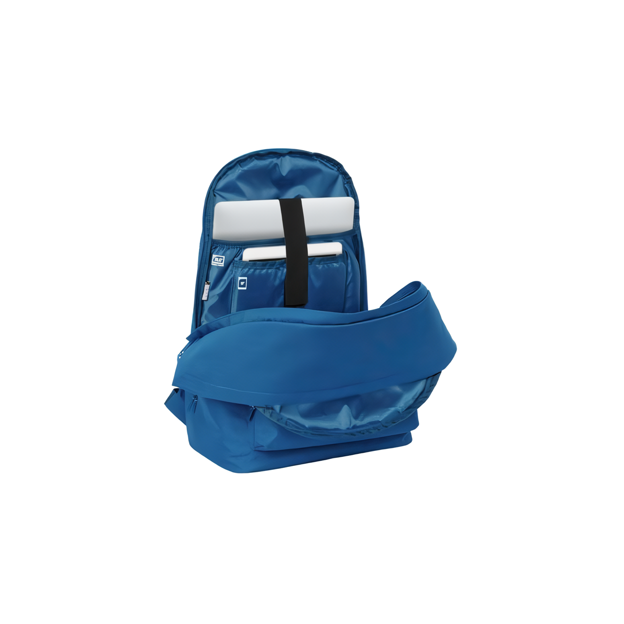 MOCHILA DOBLE PARA PORTATIL 15,6” + USB 44 CM AZUL - Imagen 3