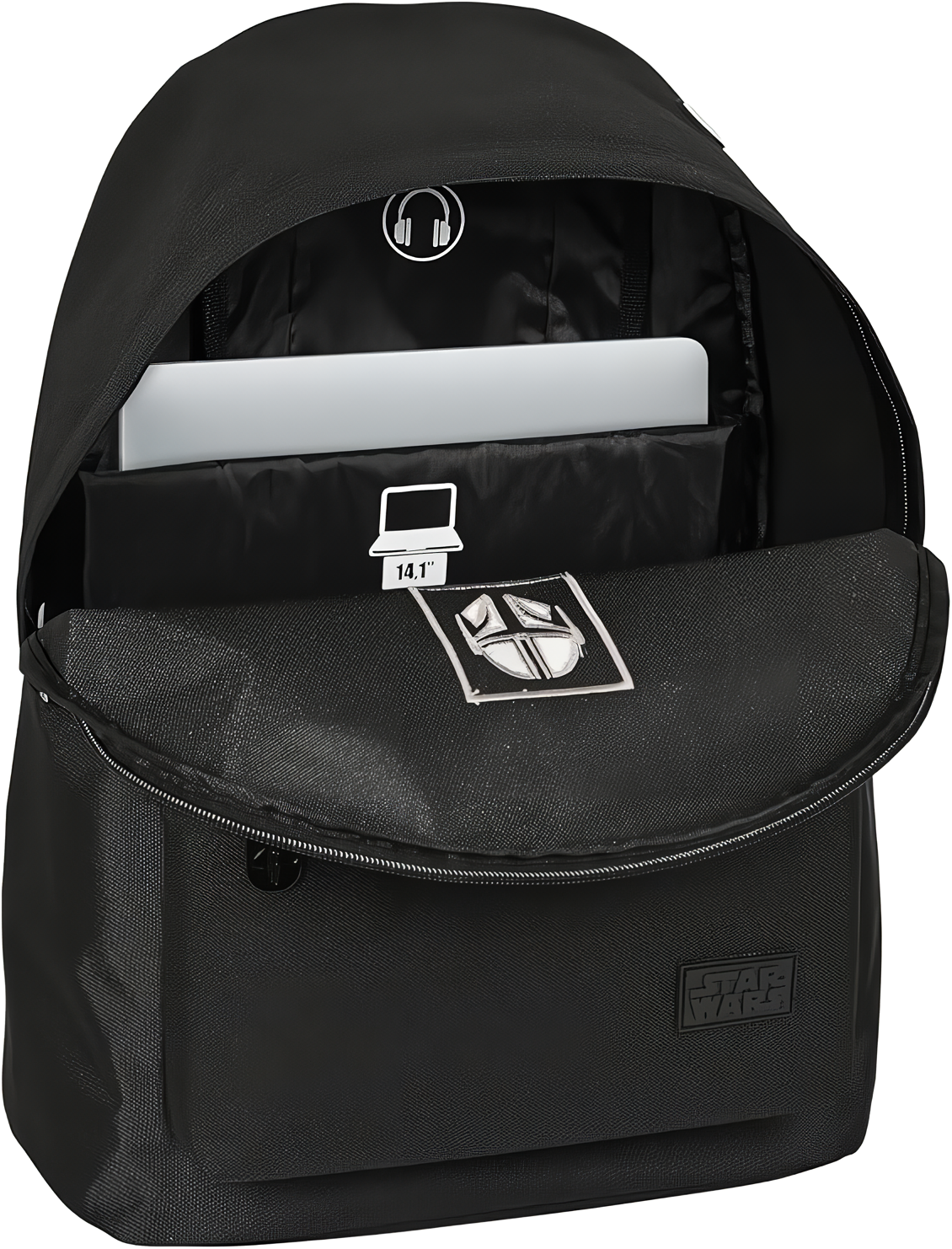 MOCHILA PARA PORTATIL 14,1 “TEEN” DE STAR WARS 41 cm - Imagen 2