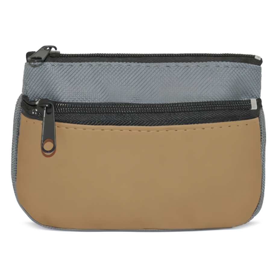 MONEDERO DUBLE DOS CREMALLERAS B-631 COLORES VARIOS /12*8,5 - Imagen 3