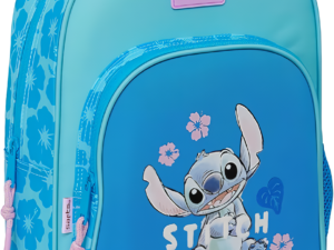 MOCHILA ADAPTABLE CON CARRO HAWWAII STITCH 34 cm