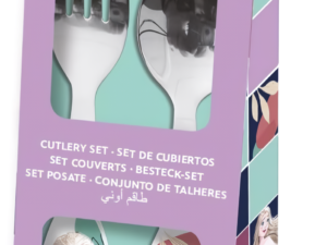 SET CUBIERTOS METALICOS