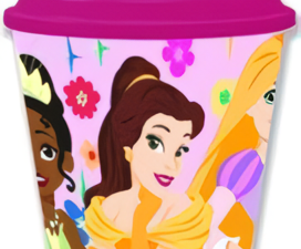 VASO CON CAÑA PRINCESAS DISNEY 430 ml