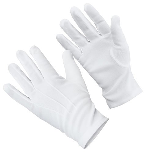 GUANTES GALA BLANCO POLIESTER 100% Nº:T-10728