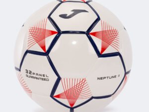 BALÓN FUTBOL NEPTUNO II BLANCO ROJO JOMA BLANCO/NEGRO