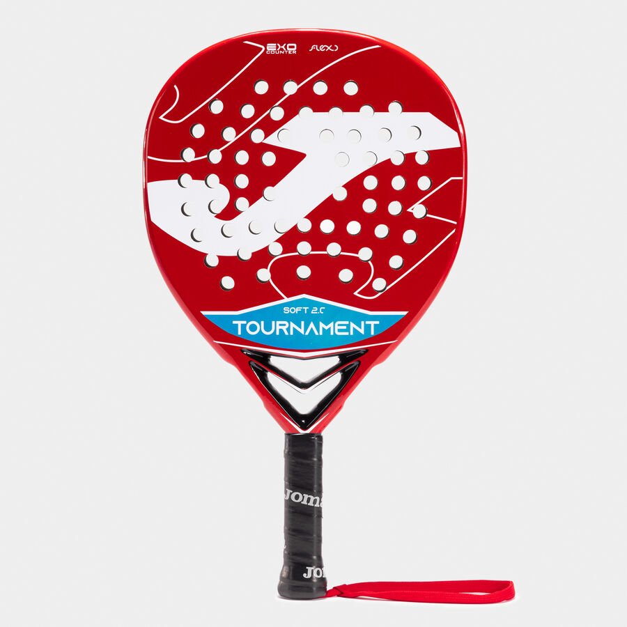 PALA DE PÁDEL JOMA TOURNAMET SOFT ROJO BLANCO