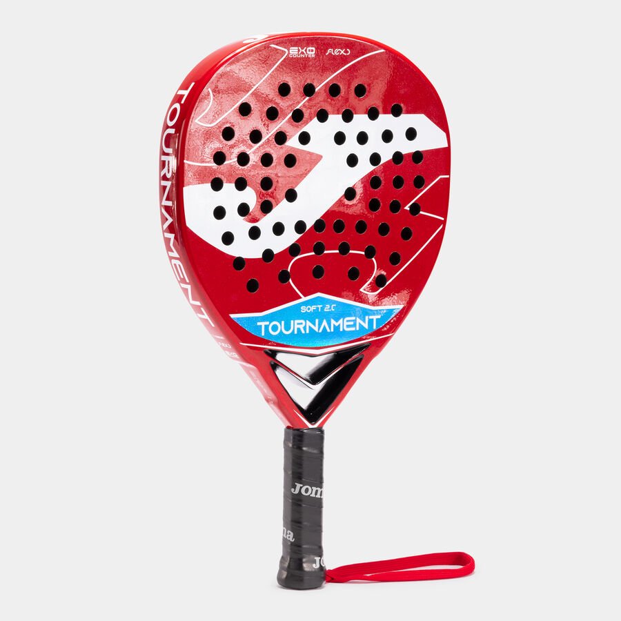 PALA DE PÁDEL JOMA TOURNAMET SOFT ROJO BLANCO1